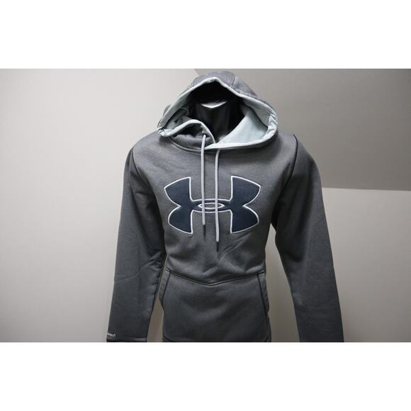 Under Armour Hoodie Storm1 Performance Gray Athletic Mens Sz Small - Picture 1 of 10